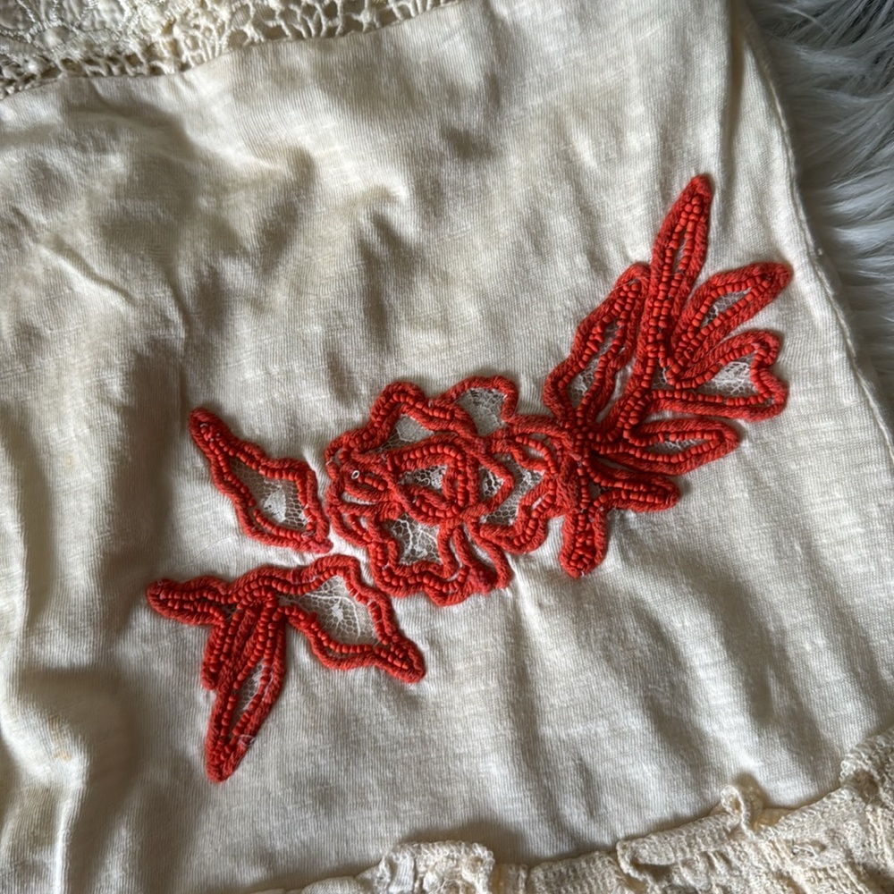 A N T H R O P O L O G I E Ruffle 70s Boho Tank - image 3